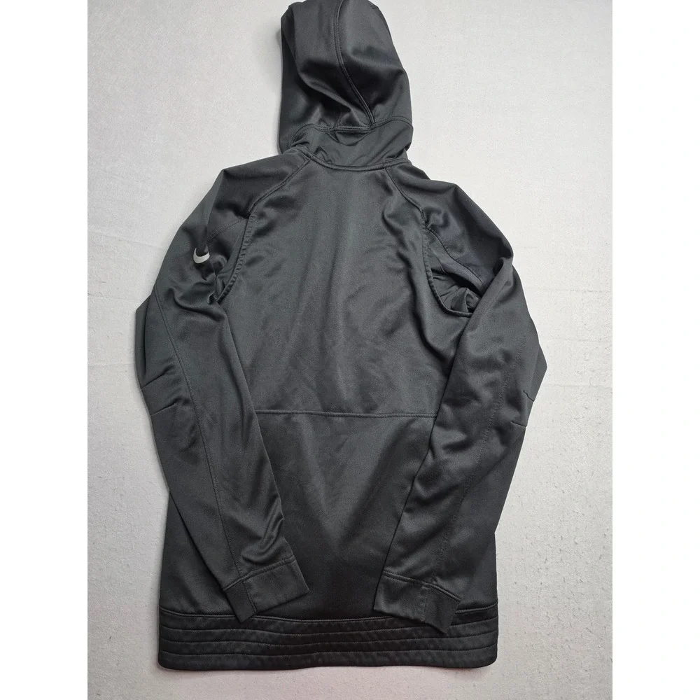 Nike Lebron James Therma-Fit Hoodie Mens Small Black Raglan Sleeve  Zip Casual